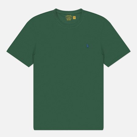 Мужская футболка Polo Ralph Lauren Classic Crew Neck 26/1 Jersey, цвет зелёный