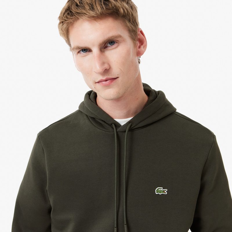 Мужское худи Lacoste классического кроя с флисом 3
