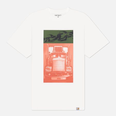 Мужская футболка Carhartt WIP Sean Hamilton 01, цвет белый