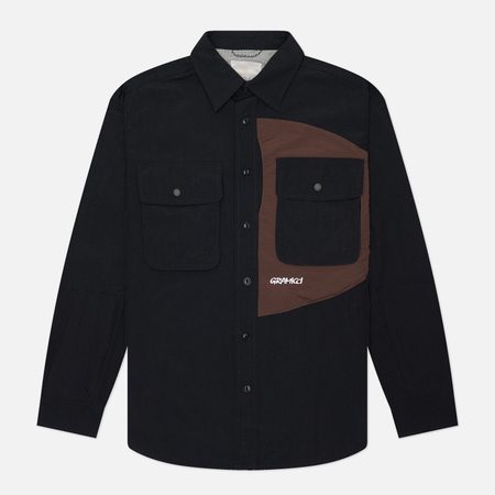 Мужская рубашка Gramicci Nylon Brentwood, цвет чёрный