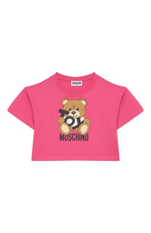 Хлопковая футболка Moschino