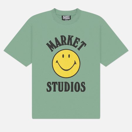 Мужская футболка MARKET Smiley Mood, цвет зелёный
