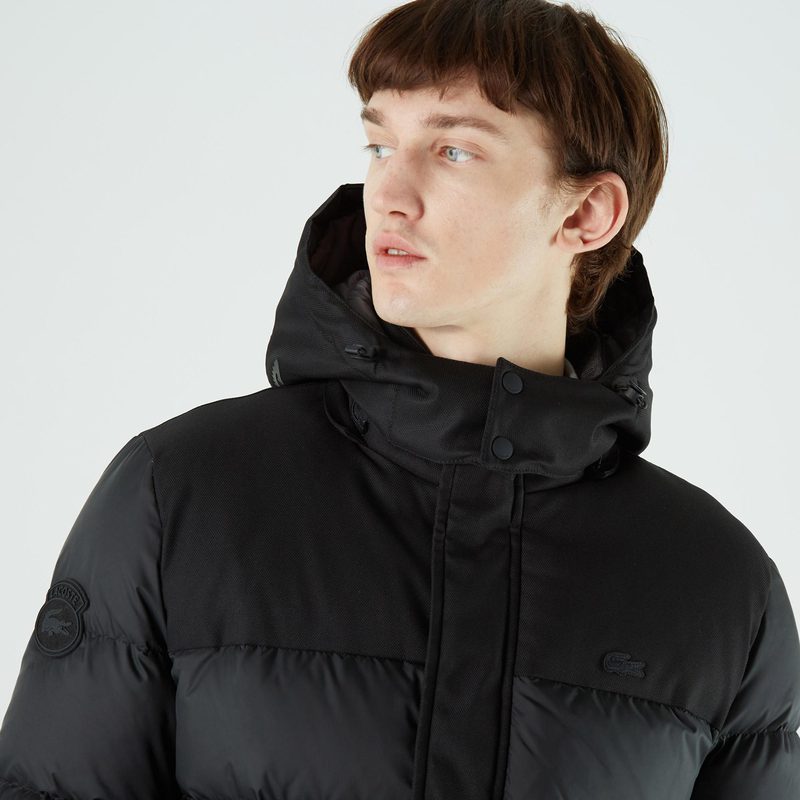 Мужская двусторонняя стеганая куртка Lacoste свободного кроя с подкладкой 3