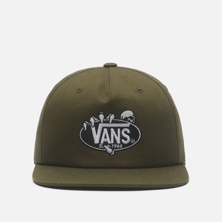 Кепка Vans Show Off Unstructured, цвет оливковый