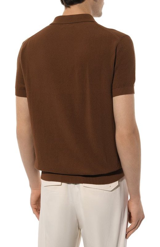 Хлопковое поло Il Borgo Cashmere 4