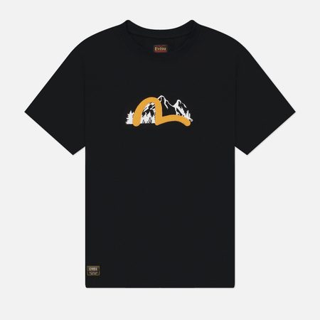 Мужская футболка Evisu Vintage Evisu Hiking, цвет чёрный