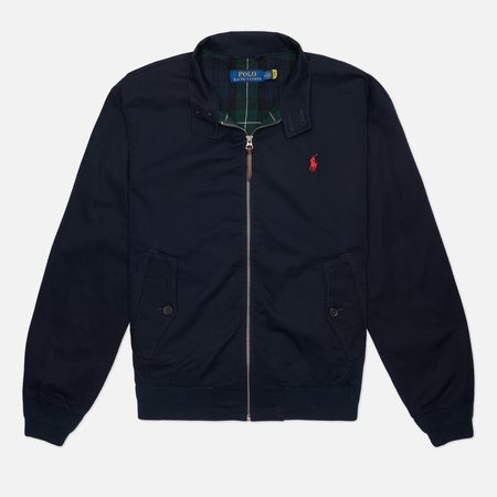 Мужская куртка харрингтон Polo Ralph Lauren The Bedford Twill, цвет синий