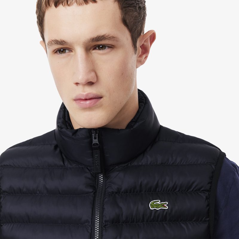Мужской стёганный жилет Lacoste с высоким воротом 5
