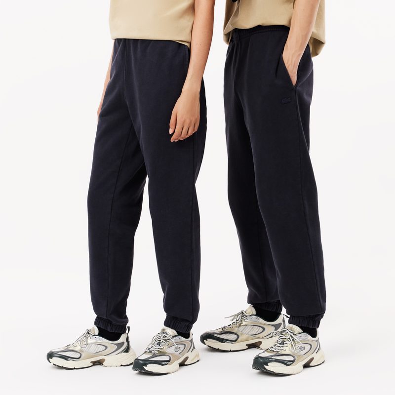 Спортивные хлопковые брюки Lacoste унисекс 4