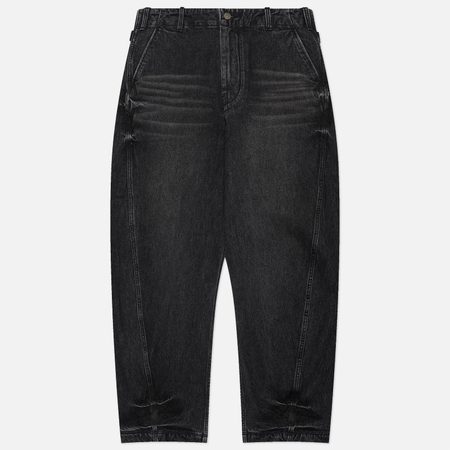 Мужские джинсы EASTLOGUE Cinch Back Curved, цвет чёрный