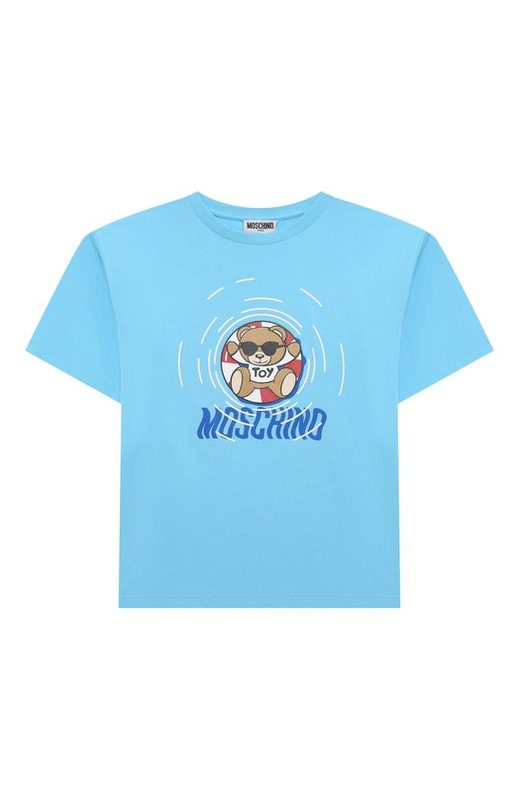 Хлопковая футболка Moschino