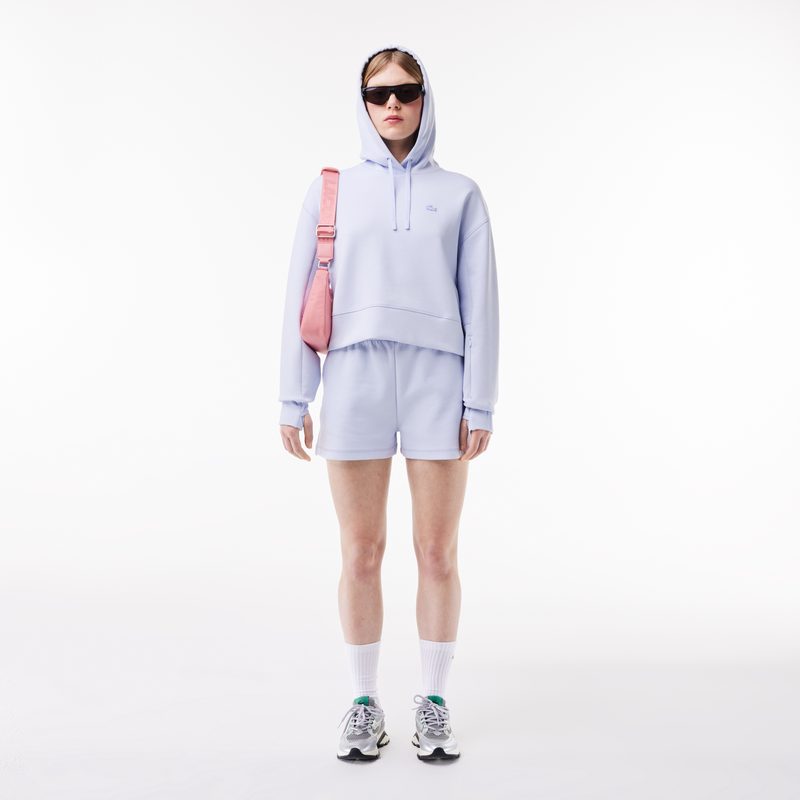 Женская толстовка Lacoste свободного кроя с капюшоном 4
