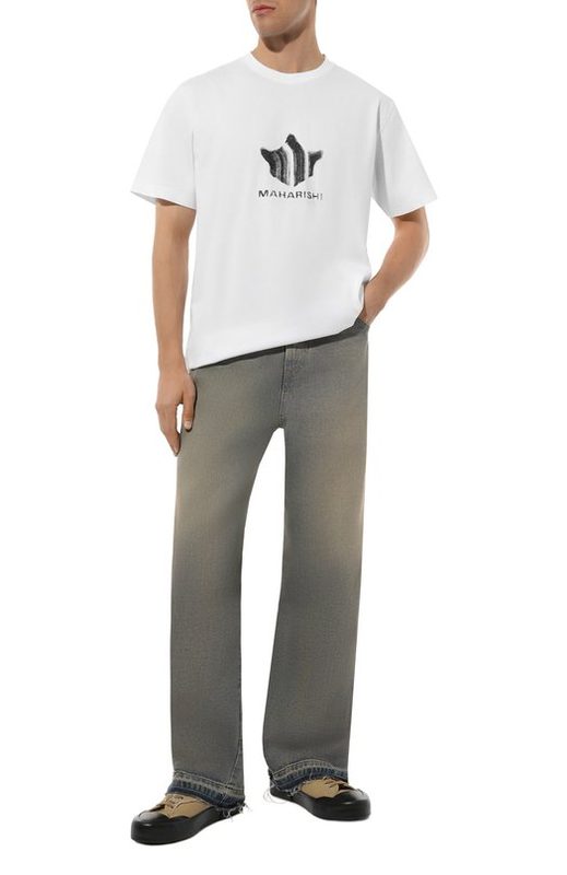 Хлопковая футболка Maharishi 2