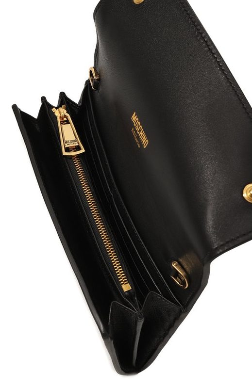 Кожаный кошелек на цепочке Moschino 5