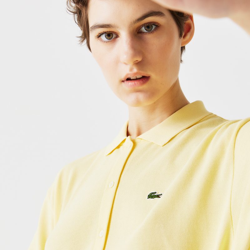 Женское платье-поло Lacoste с поясом 4