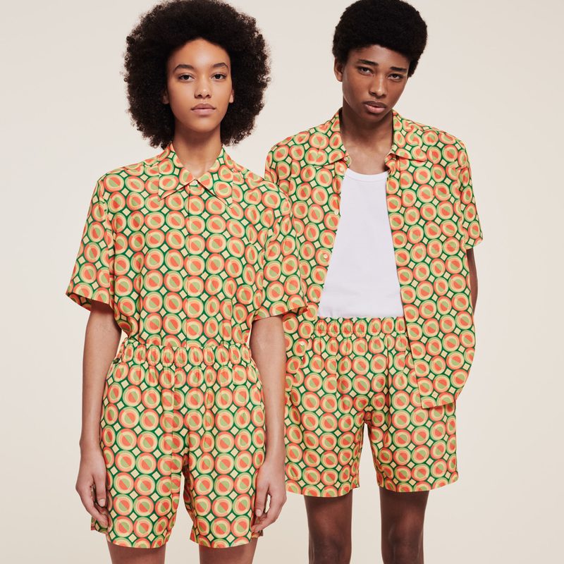Мужские шорты с контрастными полосками Lacoste x Ricky Regal