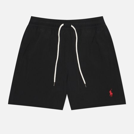 Мужские шорты Polo Ralph Lauren Traveler Classic Swim, цвет чёрный