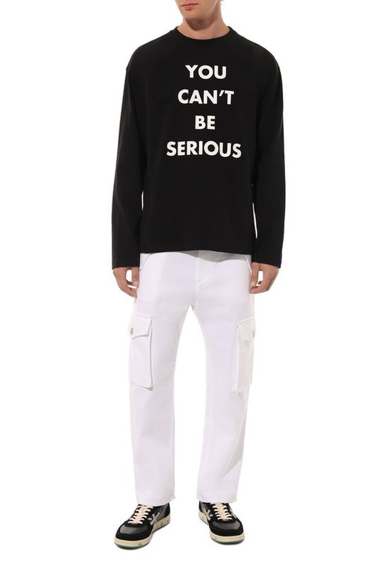 Хлопковый лонгслив Moschino 2