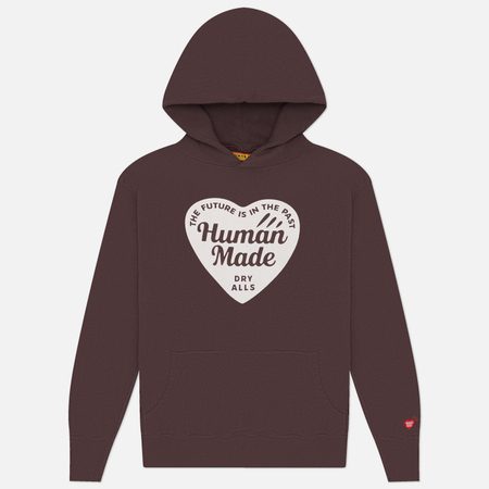 Мужская толстовка Human Made Tsuriami Hoodie, цвет коричневый
