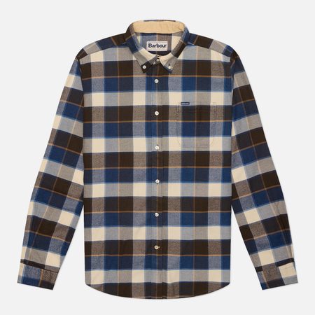 Мужская рубашка Barbour Valley Tailored Checked, цвет синий