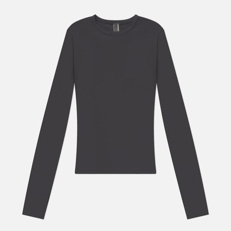 Женский лонгслив SKIMS Cotton Jersey, цвет серый
