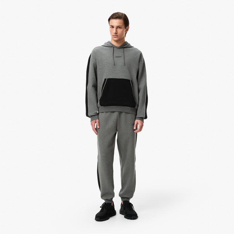 Мужской хлопковый свитшот Lacoste свободного кроя 5