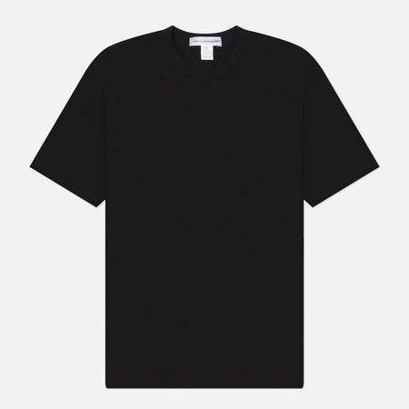 Мужская футболка Comme des Garcons SHIRT Printed Logo Back Oversized, цвет чёрный