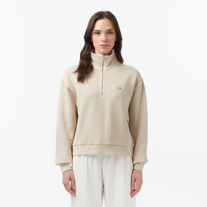 Женская хлопковая толстовка Lacoste