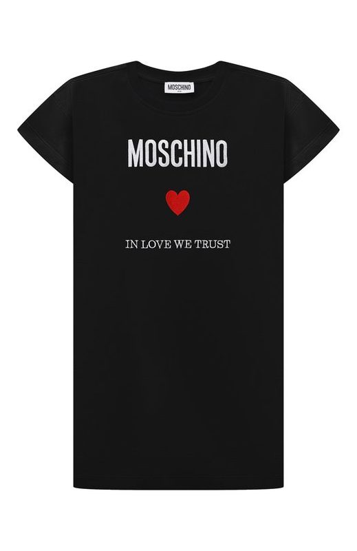 Хлопковое платье Moschino