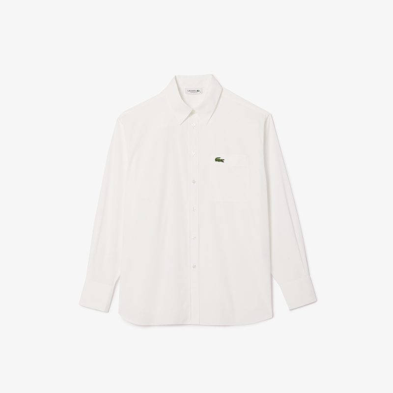 Женская хлопковая рубашка Lacoste 5