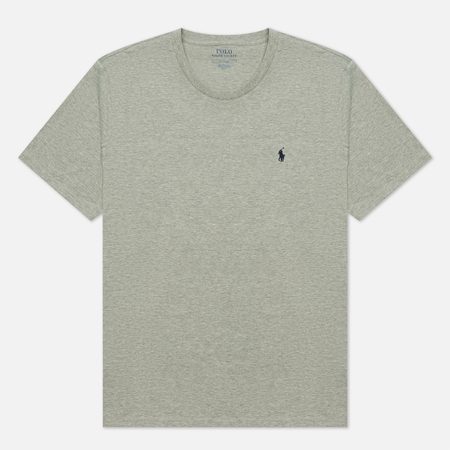 Мужская футболка Polo Ralph Lauren BCI Liquid Cotton Sleep Top Crew Neck, цвет серый