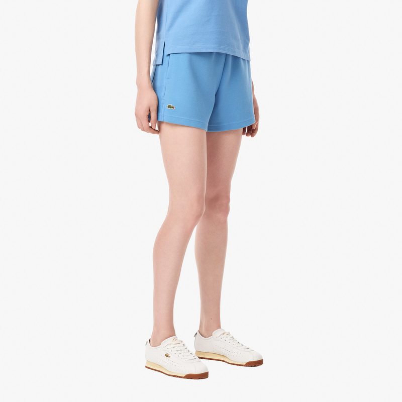 Женские хлопковые шорты Lacoste из пике 3