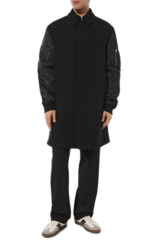 Комбинированное пальто Moschino 3