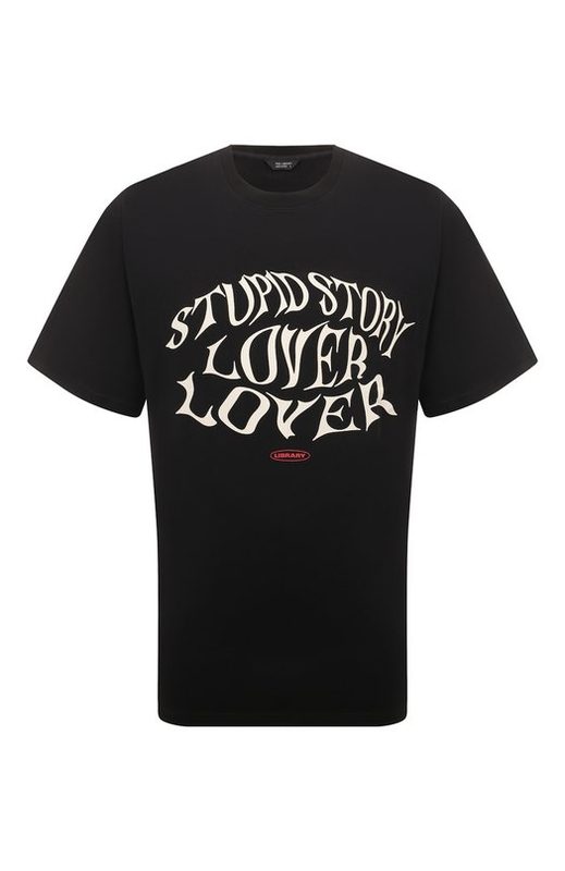 Хлопковая футболка Tee Library