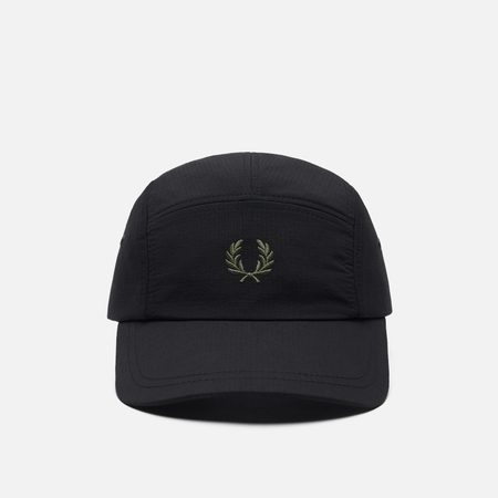 Кепка Fred Perry 5 Panel Ripstop, цвет чёрный