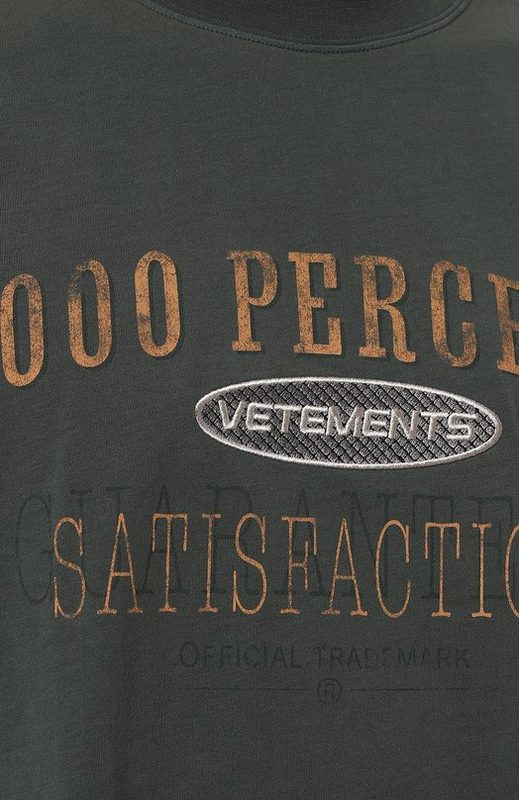 Хлопковая футболка VETEMENTS 5