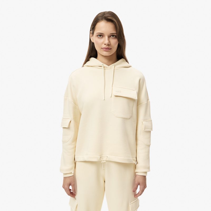 Женский хлопковый свитшот Lacoste