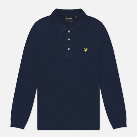 Мужской лонгслив Lyle & Scott Pique Stretch, цвет синий