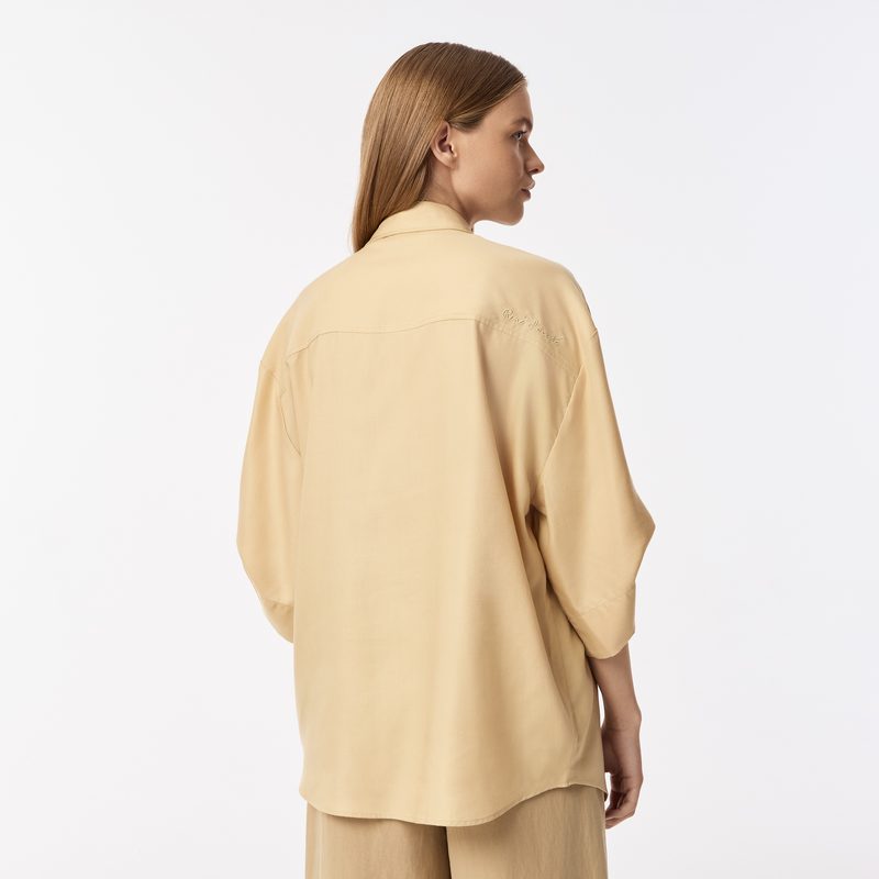 Женская рубашка Lacoste из тенселя 2