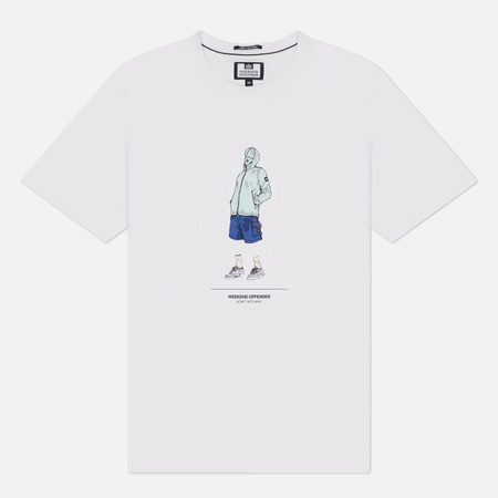 Мужская футболка Weekend Offender Drarga, цвет белый