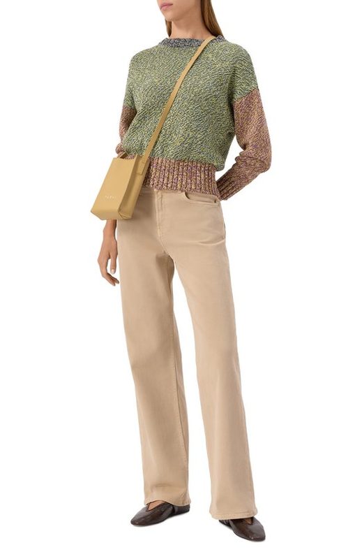 Свитер из хлопка и шерсти Weekend Max Mara 2