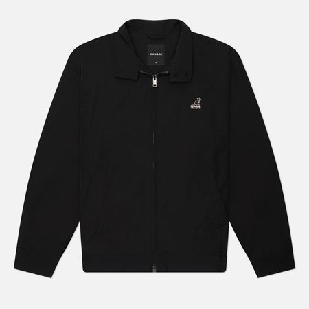 Мужская куртка харрингтон Kangol Stand Collar Harrington, цвет чёрный