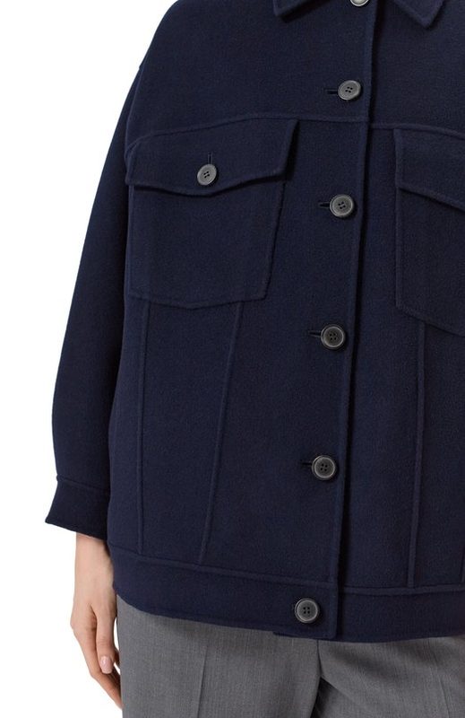 Шерстяное полупальто Weekend Max Mara 5