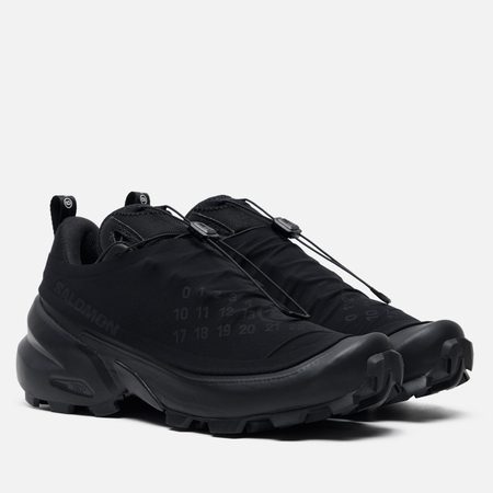 Мужские кроссовки Maison Margiela MM6 x Salomon S/Lab Cross Dust, цвет чёрный