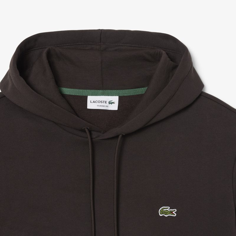 Мужское худи Lacoste классического кроя с флисом 5