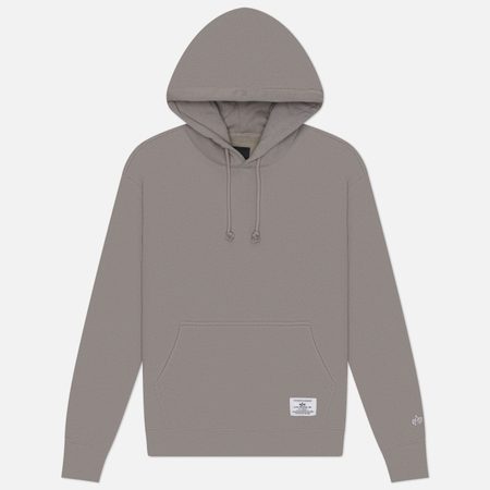 Мужская толстовка Alpha Industries Essential Hoodie, цвет серый