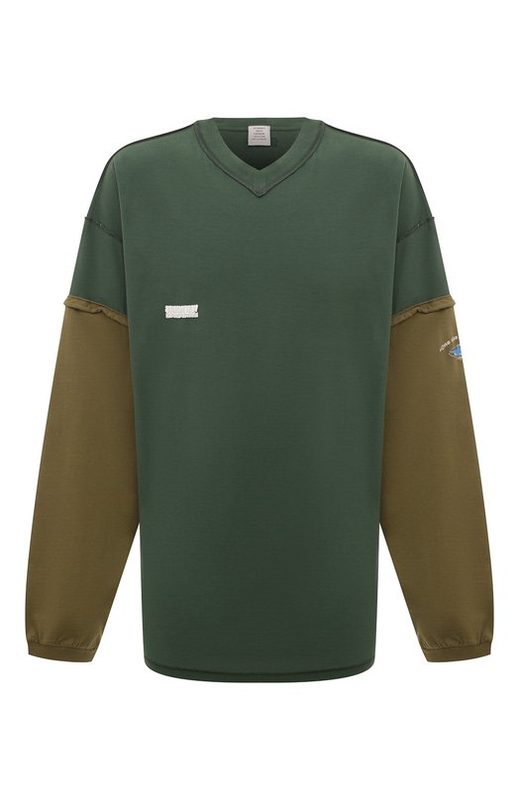 Хлопковый лонгслив VETEMENTS