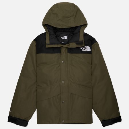 Мужская демисезонная куртка The North Face Mountain Down, цвет оливковый