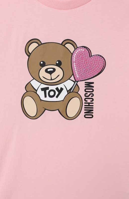 Хлопковая футболка Moschino 3