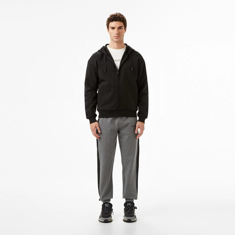 Мужские хлопковые спортивные брюки Lacoste свободного кроя